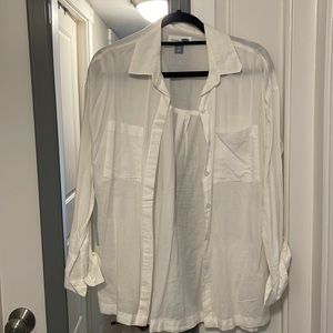 White Button Down